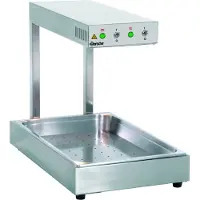 Bartscher Warmhoudbrug infrarood Bartscher, CNS, 230V/1000W, incl GN1/1 met geperforeerde plaat