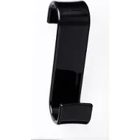 Gedy radiatorhaak MERLINO zwart plexi
