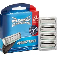 Wilkinson Quattro scheermesje, 6st