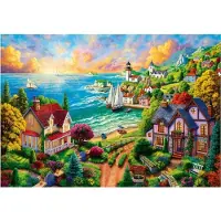 Perre/Anatolian ANATOLIAN Puzzel: Dorp aan zee, 260 stukjes