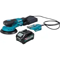 Makita Slijpmachine + polijstmachine, BO 004 CGM1 Snoerloze excentrische schuurmachine 40 V max. 150 mm 3,0 mm slag Borstelloos + 1x (Excentrische schuurmachine)