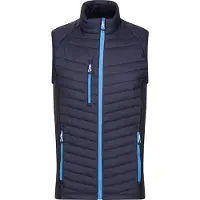 Regatta Heren Navigate Gewatteerd Hybride Gilet (Marine / Frans Blauw)