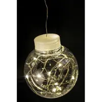 Linder Exclusiv GmbH LEX LED lichtgordijn met 10 bollen en 200 micro-LED's, 2,7 meter