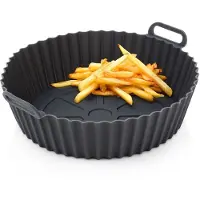 Orion Serie - Silikonenvorm voor Air Fryer - Grijs - 20 cm