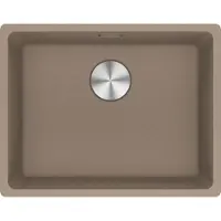 Franke Maris vlakke spoel, Fragranit wasbak MRG 210-52, kleur: Cashmere, handbediening, vanaf 60 cm. Artikelnummer: 135.0683.
