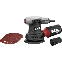 Skil Excentrische Schuurmachine 280W - Schuurschijf 125mm - Vlakschuurmachine - Inclusief Stofzak XL & 3 Stuks Schuurschijf - 7421 AA