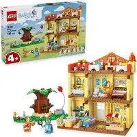 LEGO Bluey Familiehuis, bouwset voor meisjes en jongens vanaf 4 jaar, met de figuurtjes Bluey, Bingo, Chilli en Bandit