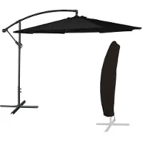 Happy Garden OAHU ronde gedeporteerde parasol 3m diameter + hoes