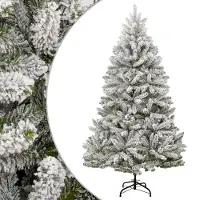 Prolenta Maison Exclusive - Kunstkerstboom, inklapbaar, besneeuwd, 270 cm