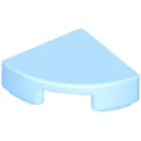 LEGO 1x1 tegels, ronde hoek 25269 - 100 stuks, lichtblauw