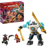 LEGO NINJAGO Zane's Super Robot-pantser, bouwset met 3 minifiguren, seizoen 3: Opkomst van de Draken, beweegbare robot