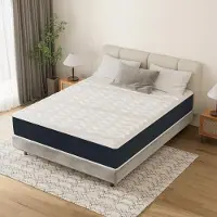 DEWINNER Matras 90 x 190, schuimmatras van 28 cm met traagschuim, perfecte ondersteuning, hoge elasticiteit, ademend, 7 zones
