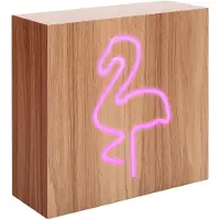 BigBen Interactive draadloze Bluetooth-luidspreker, Neon Flamingo, model L