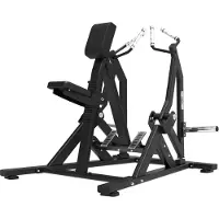 Tunturi Platinum Seated Row Krachtstation - Fitnessmachine voor rug training - Plate loaded homegym - 200 kg maximaal gewicht - V-series