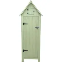 Monster Shop - Tuinschuur – Strandhuis - Groen - 3 Planken, 4 Haken