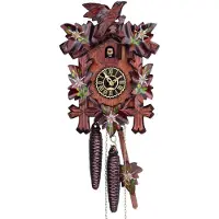 Trenkle - 1100_ed - gebeeldhouwde koekoeksklok - 1-daags ketting uurwerk - Kuckuck Classic