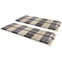 Prolenta Maison Exclusive - Lattenbodem, 2 stuks, met 42 latten, 7 zones, 70x200 cm