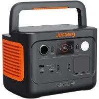 Jackery - Explorer 240 V2 - draagbaar energiestation - 256 Wh LiFePO4-accu - 300W AC/100W USB-C-uitgang - 1 uur snel volledig opladen via APP - zonnegenerator voor buiten kamperen en noodgevallen