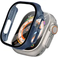 IMoshion Full Cover Hardcase voor de Apple Watch Ultra / Ultra 2 / Ultra 3 - 49 mm - Donkerblauw
