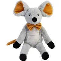 Happy horse Muis Misty Knuffel 42cm - Grijs - Baby knuffel