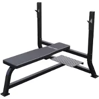 Gorilla Sports Brede Halterbank zwart