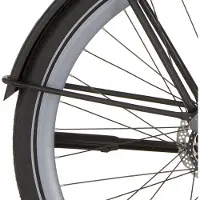 Cortina Bearing Co. spatbordstang achter 28 silento jet black matt