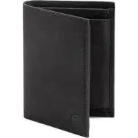 SERASAR Lederen Herenportemonnee [Vintage] - Zwart - Met RFID-Bescherming
