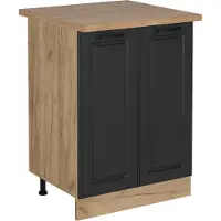 Vicco R-Line Keukenonderkast – 60 cm, WB Eik Antraciet landhuis