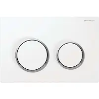 Geberit Kappa21 Bedieningsplaat 21x14 cm wit/glans/wit