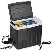 Klarstein PolarForce Compressor Koelbox - 40 Liter - Bereik: -20°C tot 20°C - Zwart