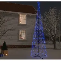 Prolenta Maison Exclusive - LED kerstboom, kegelvorm, blauw, 3000 LED's, 230x800 cm
