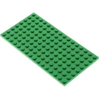 LEGO 1x bouwplaat 8x16, aan beide zijden bewerkbaar, groen, Minecraft, 4610602, 92438