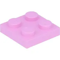 LEGO 2x2 Platen 3022 - 100 stuks, lichtroze