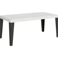 Itamoby Uittrekbare tafel, 90x180/284 cm. Frame: Flame White Ash, antraciet