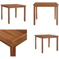 vidaXL Tuintafel 85x85x74 cm, acaciahout, massief - Eettafel - Eettafels - Tuineettafel - Tuineettafels