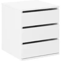 AX Living Inzetstuk voor ladekasten, Storicos commode, wit, 38,6 x 51,3 x 50 cm