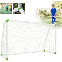 XINZI Voetbaldoel voor kinderen, PVC voetbaldoelen voor de tuin - het beste voetbaldoel, ongeacht het weer (1,8m x 1,2m)