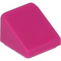 LEGO 1x1 Schuine steen 30° x 1 x 1 x 2/3 54200 - 100 stuks, magenta