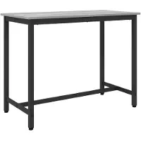 vidaXL Tafel Grijs Sonoma 100 x 50 x 76,5 cm Engineered hout en staal