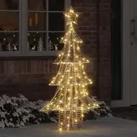 Prolenta Maison Exclusive - Kerstboom met 160 LED's, warm wit licht, 150 cm, PET