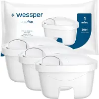 Wessper 3x waterfilterpatronen – Compatibel met Laica Bi-Flux, Brita Maxtra+, Dafi Unimax