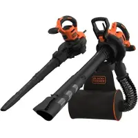 Black & Decker Bladzuiger, -blazer, -hakselaar BLACK+DECKER BEBLV300-QS, 3000 W, 72 liter opvangzak, bi-tube systeem