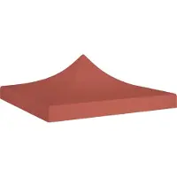 Prolenta Maison Exclusive - Partytentdak, 3x3 meter, terracotta-rood, 270 g/m²