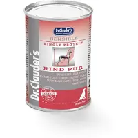 Dr. Clauder's Sensible puur rund natvoer hond 6 x 400 g