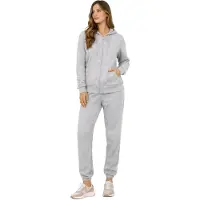 Kruze By Enzo Kruze | Dames Zip-up Hoodie Trainingspak Set