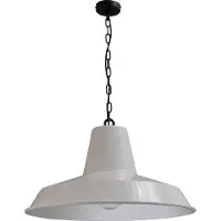Masterlight Retro Hanglamp Prato Xxl Industria 67 Wit Met Zwart