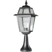 Franssen Sokkellamp Perla 53cm Zwart