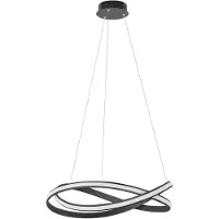 Highlight Hanglamp Waves Xl Design Zwart Ø 70cm