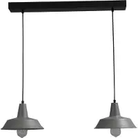 Masterlight Klassieke Retro Eettafellamp Industria 2x25