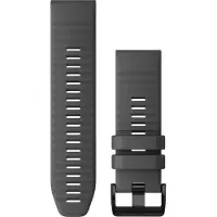 Garmin vervangende polsband QuickFit, 26mm, siliconen, leisteengrijs